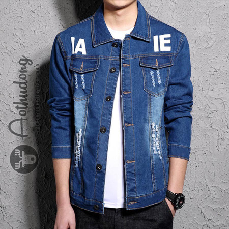 phối áo khoác denim